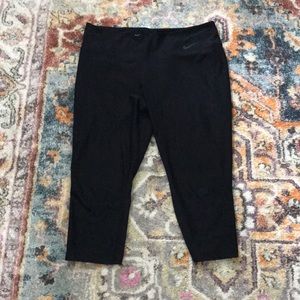 Nike cropped workout leggings - Size XL